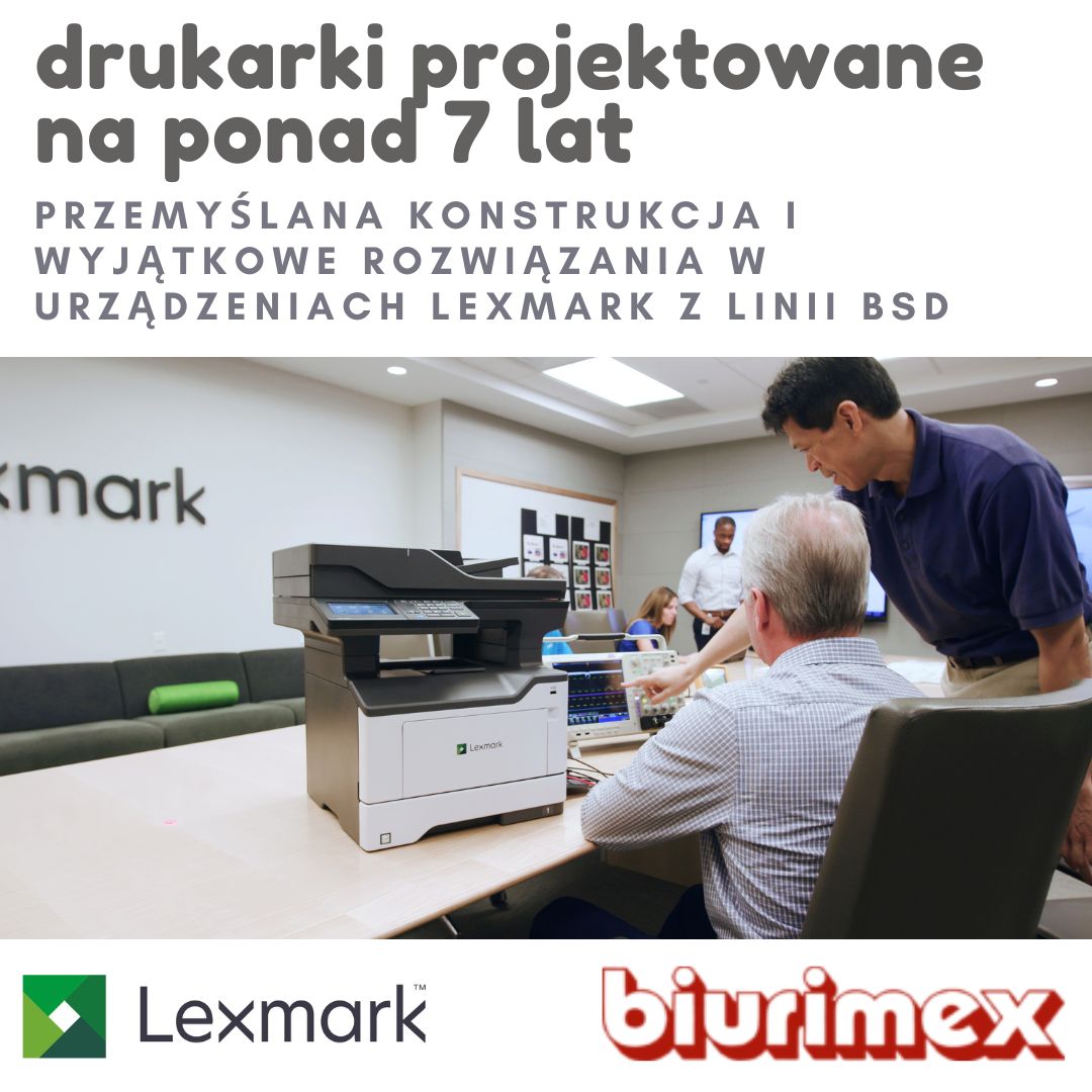 Przemyślana konstrukcja drukarek Lexmark BSD